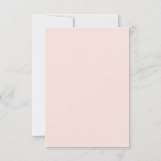 Minimalistische RSVP-Karten für Hochzeiten Einladung (Rückseite)