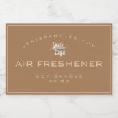 Minimalistische rustikale Logo-Vorlage einfache Ke Lebensmitteletikett (Einzelnes Label)