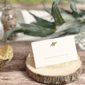 Minimalistische Rustikale Olive Branch Hochzeit ge Platzkarte
