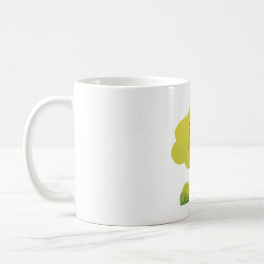 Minimalistische Salbeigrüne-Baum-Klassik-Tasse Kaffeetasse (Links)