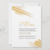 Minimalistische Sand-Tintenlinien Einladung (Vorderseite)