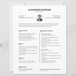 Minimalistische saubere professionelle Pro-Lebensl