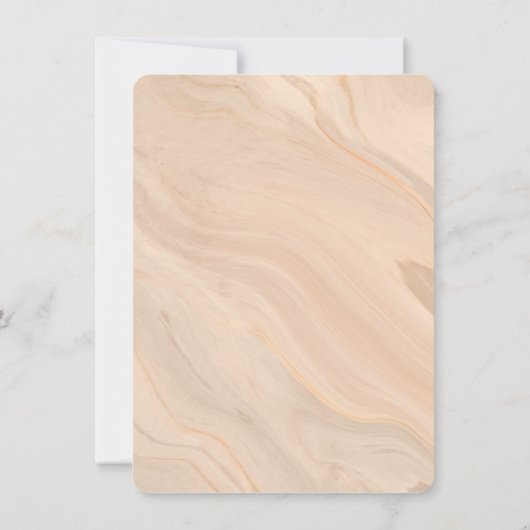 Minimalistische Save the Date Einladung (Rückseite)