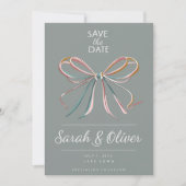 Minimalistische Save the Date Einladung (Vorderseite)