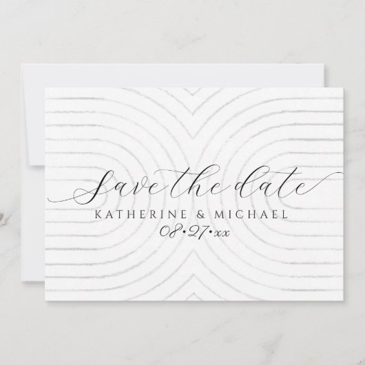 Minimalistische Save the Date Karte (Vorderseite)