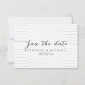 Minimalistische Save the Date Karte (Vorderseite)