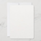 Minimalistische Save the Date Karte, Moderne Hochz (Rückseite)