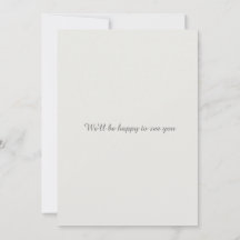 Minimalistische Save the Date QR Code Wedding Card