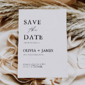 Minimalistische Save the Date Vorlage