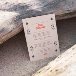 Minimalistische schicke Ästhetik Elegante Hochzeit Begleitkarte