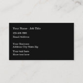 Minimalistische Schiffsversorgungskarte Visitenkarte (Rückseite)