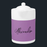 Minimalistische Schlichte Kalligrafie Eigenname La<br><div class="desc">Es besteht kein Grund zur Verwirrung. Ein schlichtes,  einfaches,  innovatives Design. Das bist du.</div>