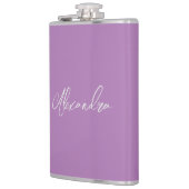 Minimalistische Schlichte Kalligrafie Eigenname La Flachmann (Links)