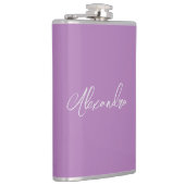 Minimalistische Schlichte Kalligrafie Eigenname La Flachmann (Rechts)