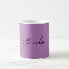 Minimalistische Schlichte Kalligrafie Eigenname La Kaffeetasse