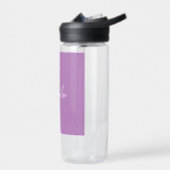 Minimalistische Schlichte Kalligrafie Eigenname La Trinkflasche (Links)