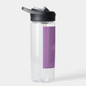 Minimalistische Schlichte Kalligrafie Eigenname La Trinkflasche (Rechts)