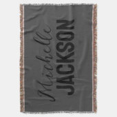 Minimalistische Schlichte Meldung Decke (Vorderseite Vertikal)