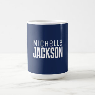 Minimalistische Schlichte Meldung Kaffeetasse