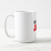 Minimalistische Schlichte Meldung Kaffeetasse (Links)