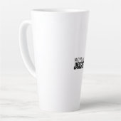 Minimalistische Schlichte Meldung Milchtasse (Linke Ecke)