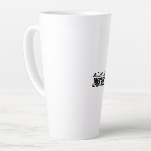 Minimalistische Schlichte Meldung Milchtasse (Linke Ecke)