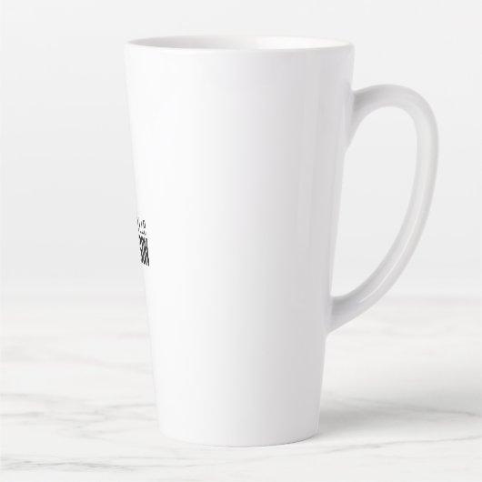 Minimalistische Schlichte Meldung Milchtasse (Rechts)