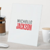 Minimalistische Schlichte Meldung Sockelschild (In Situ)