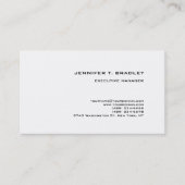 Minimalistische Schlichte, moderne Aquarellblume Visitenkarte (Vorderseite)