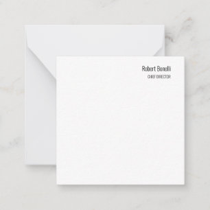 Minimalistische Schlichte, moderne Standardgröße Mitteilungskarte