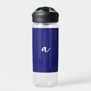 Minimalistische Schlichte Monogram Trinkflasche
