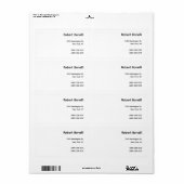 Minimalistische Schlichte Weiß-Moderne (Vorne)