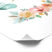 Minimalistische Schmetterlingsflora Blume Natur Fotodruck (Ecke)