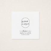Minimalistische Schmuckkarte (Vorderseite)