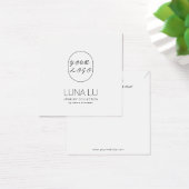 Minimalistische Schmuckkarte (Schreibtisch)