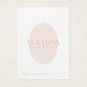 Minimalistische Schmuckkarte (Vorderseite)