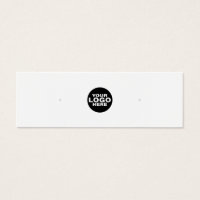 Minimalistische Schmuckkarte mit weißem Ofen