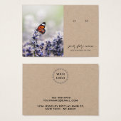 Minimalistische Schmuckkarten für Kleinunternehmen (Vorne & Hinten)