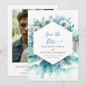 Minimalistische schöne Schönheitsfeier Save The Date (Vorne/Hinten)