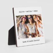 Minimalistische Schreibmaschine | Best Friends For Fotoplatte (Vorderseite)