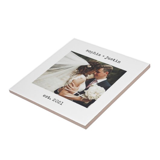 Minimalistische Schreibmaschine | Hochzeitsfeier u Fliese (Seite)