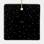 Minimalistische Schreibmaschine | Leichtes und Ver Keramikornament (Rückseite)