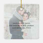 Minimalistische Schreibmaschine | Leichtes und Ver Keramikornament (Rückseite)