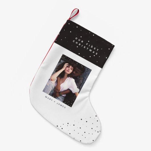 Minimalistische Schreibmaschine | Merry and Verhei Kleiner Weihnachtsstrumpf (Vorderansicht (hängend))