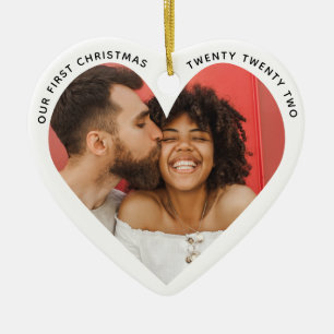 Minimalistische Schreibmaschine Merry Merried Foto Keramik Ornament