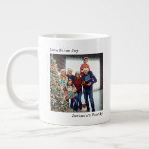 Minimalistische Schreibmaschine Weihnachts Custom  Jumbo-Tasse