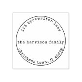 Minimalistische Schreibmaschine Weihnachtsbaum Bri Gummistempel (Prägung)