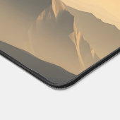 Minimalistische Schreibtischmatte - Vollmond-Abent (Ecke)