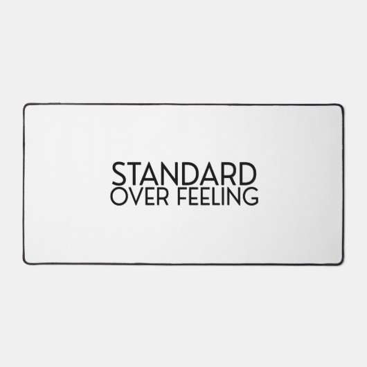 Minimalistische Schreibtischunterlage 'Disziplin s (Vorderseite)