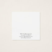 Minimalistische Schrift Stecker Ohrhänger Display (Rückseite)